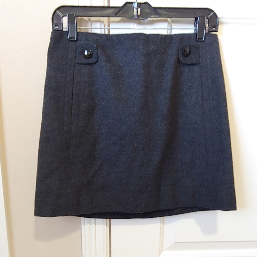 J.crew wool cashmere blend mini skirt SZ 2